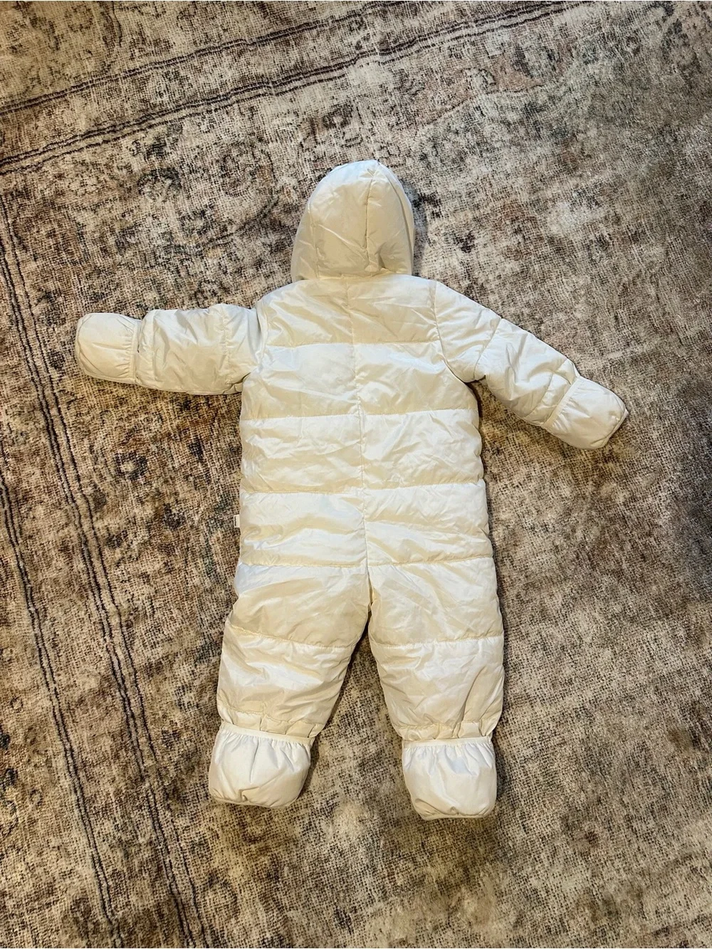GAP baby lightweight puffer snowsuit bunting